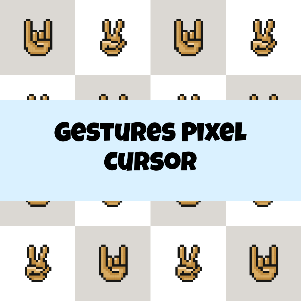 Gestures Pixel Cursor